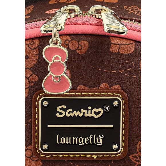 Loungefly x Sanrio Hello Kitty Pumpkin Spice Allover Mini Backpack - Picture 4 of 6